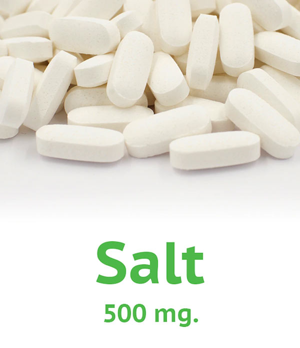 Salt Tablets 200 x 500mg Essential Balance