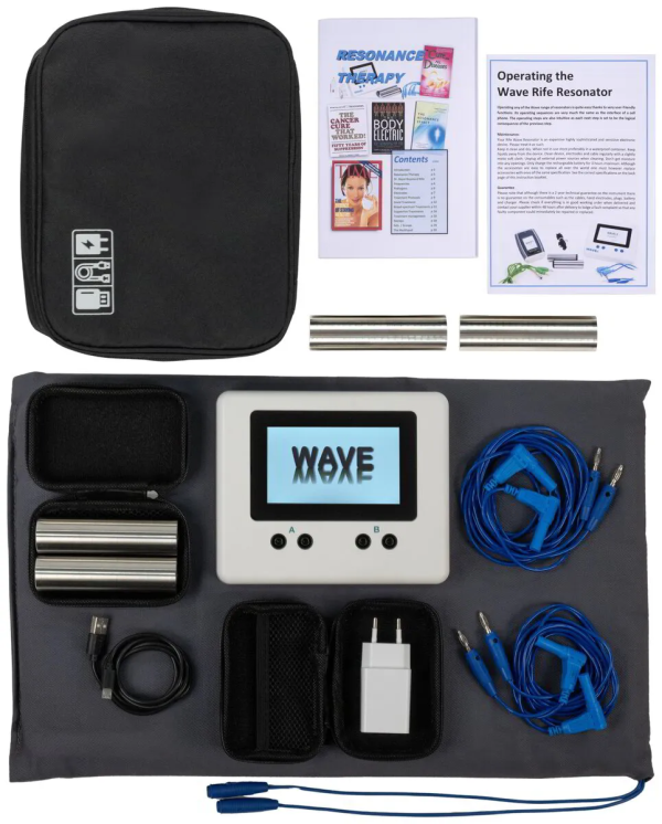 Wave Rife Practitioner bundle (2 sets of hand electrodes as well