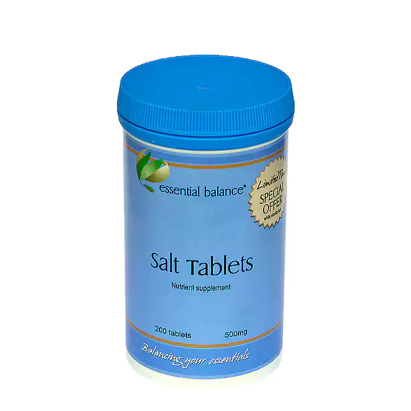 Salt Tablets 200 tablets 500mg Essential Balance